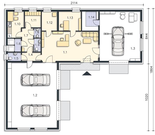 Budynek usługowy Monaco