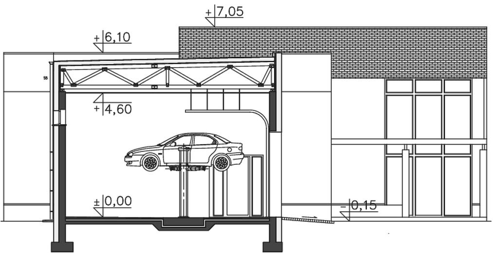 Budynek usługowy Dakar