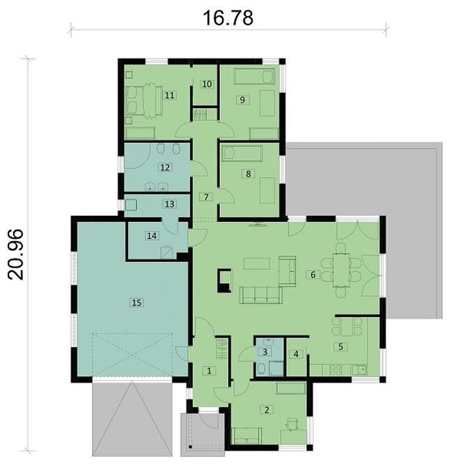 Projekt domu Ka10 Sz