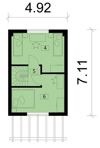 Projekt domu Ka146 Sz (letniskowy)