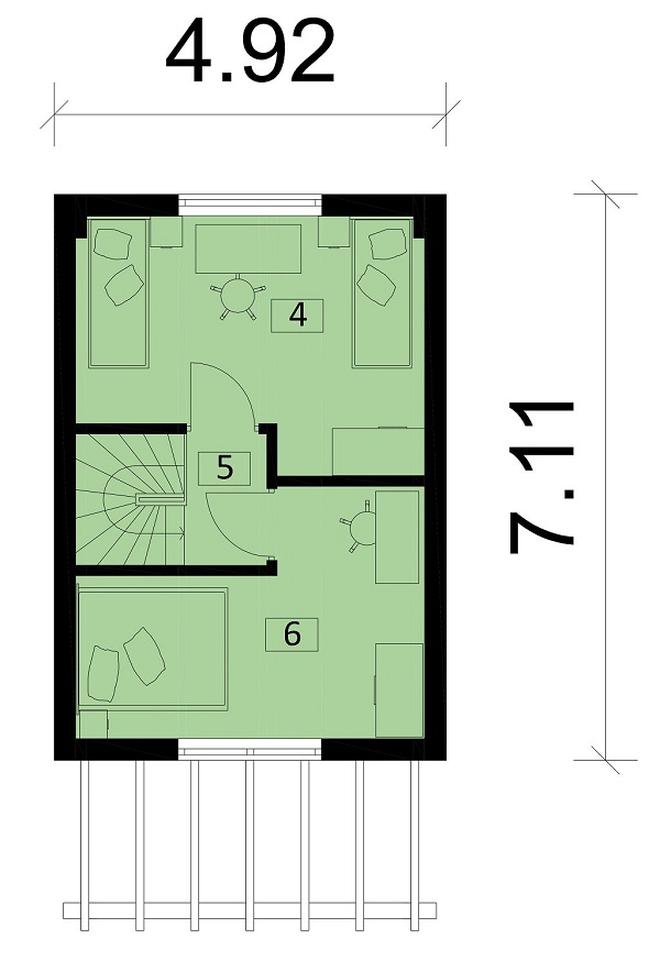 Projekt domu Ka146 Sz (letniskowy)