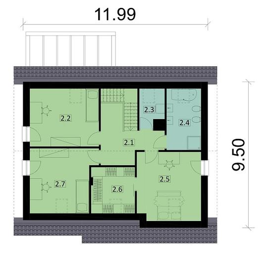 Projekt domu Ka170 T
