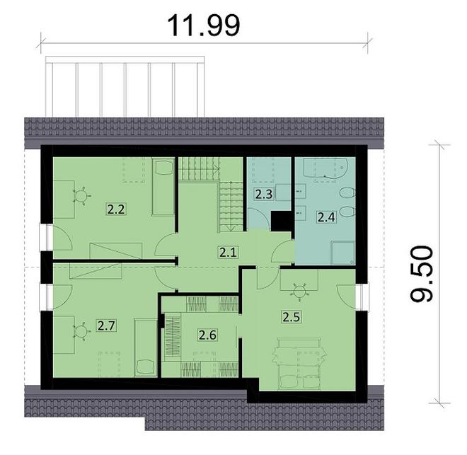 Projekt domu Ka170 T