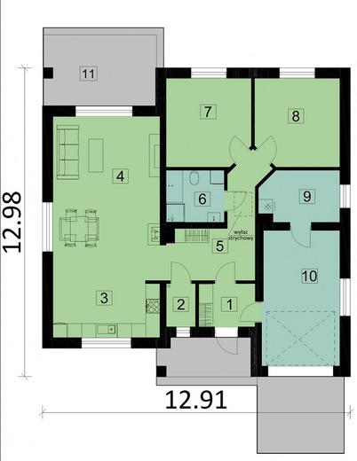 Projekt domu Ka18 Sz