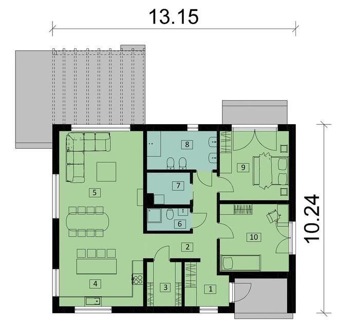 Projekt domu Ka209 Sz