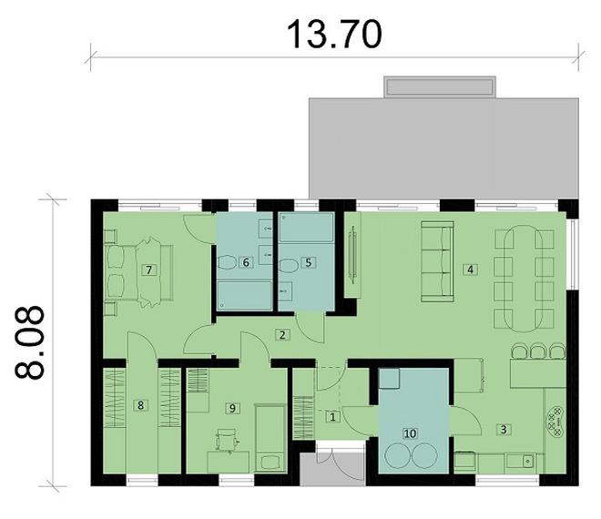 Projekt domu Ka220 Sz