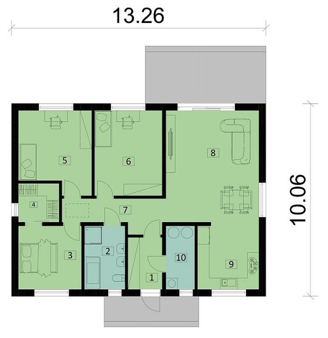 Projekt domu Ka230 Sz