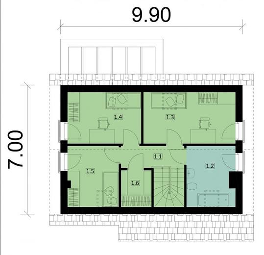 Projekt domu Ka253 T