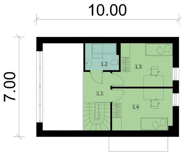 Projekt domu Ka254 T