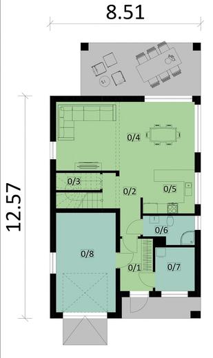 Projekt domu Ka33 Sz