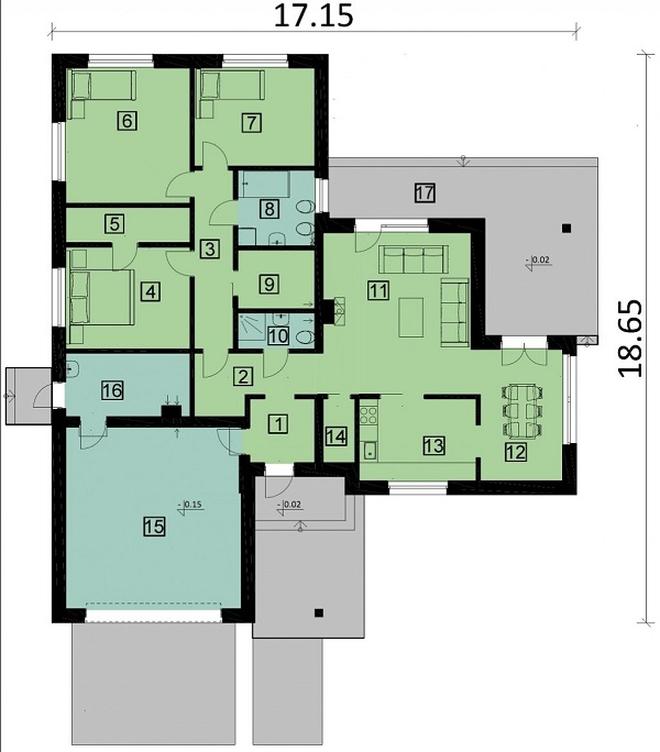 Projekt domu Ka40 Sz