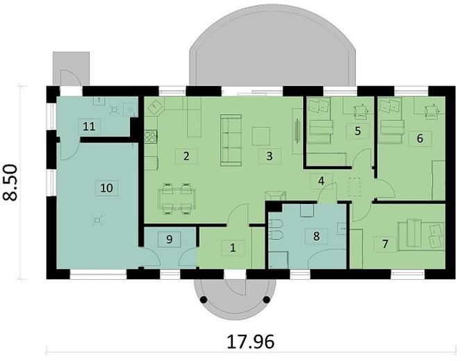 Projekt domu Ka48 Sz