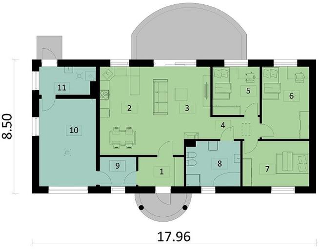 Projekt domu Ka48 Sz