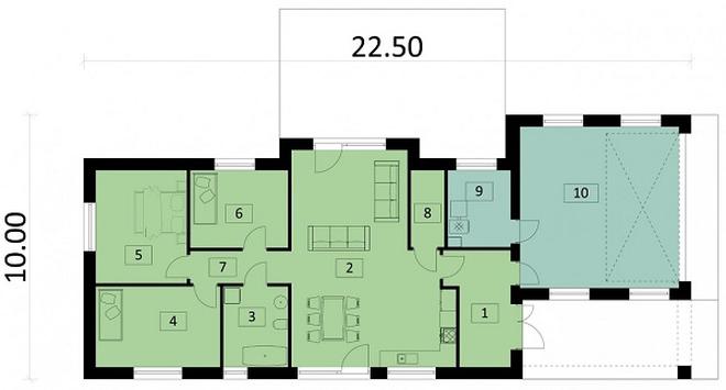 Projekt domu Ka53 Sz