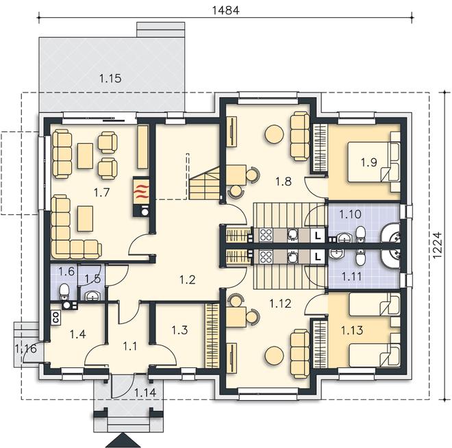 Budynek mieszkalny (agroturystyczny) Dąb