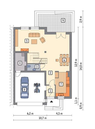 Udany - wariant I (bliźniak)