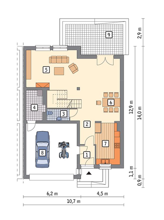 Udany - wariant I (bliźniak)