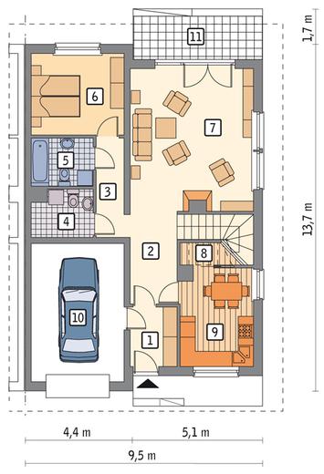 Delikatny - wariant IV (bliźniak)