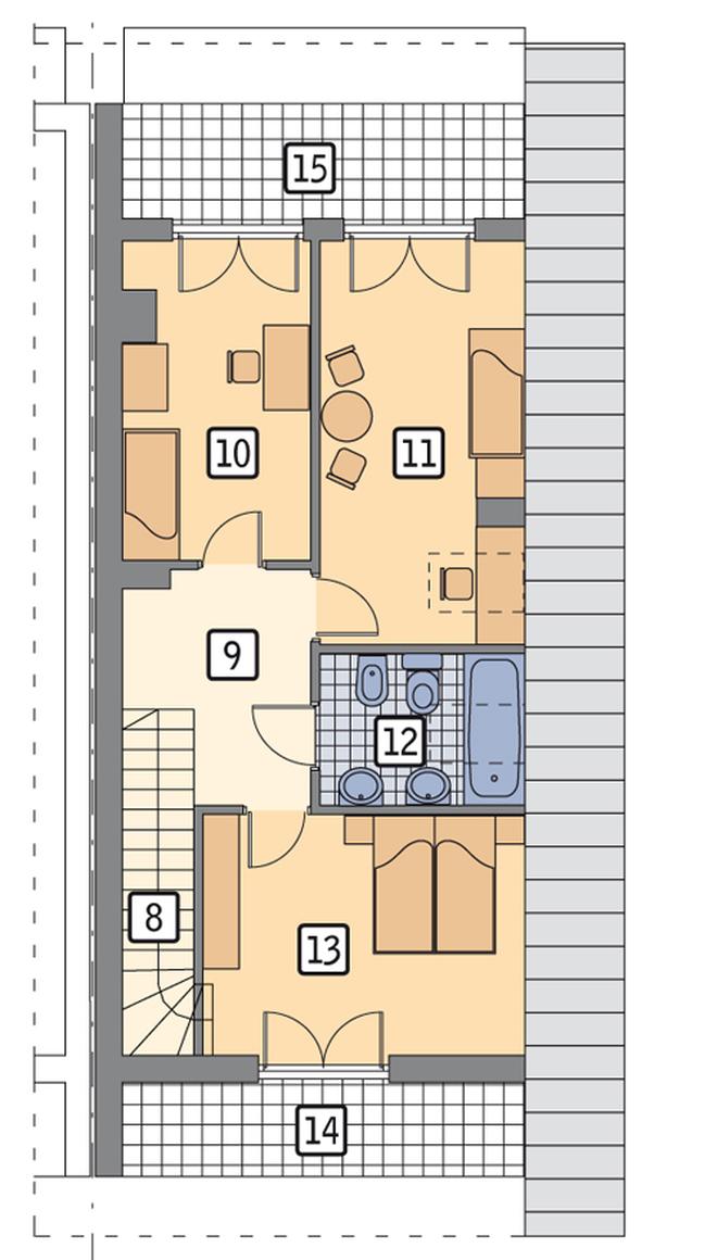 Szczupły - wariant II (bliźniak)