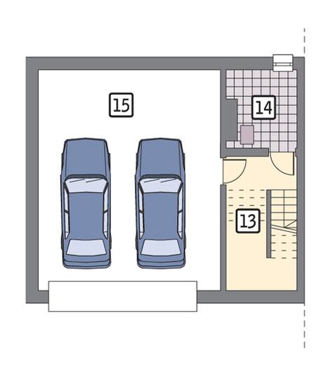Łączący (bliźniak, podpiwniczony)