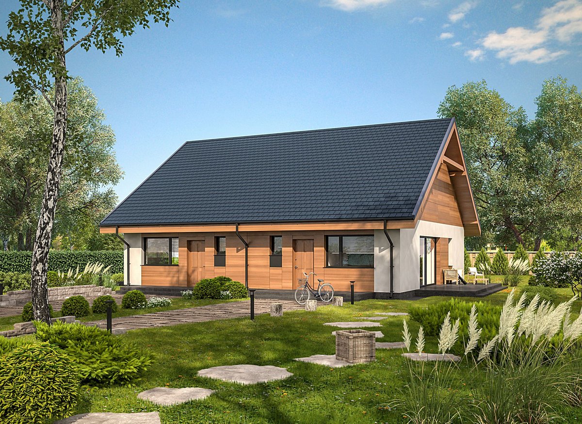 Projekt domu Murator Elastyczny (bliźniak)