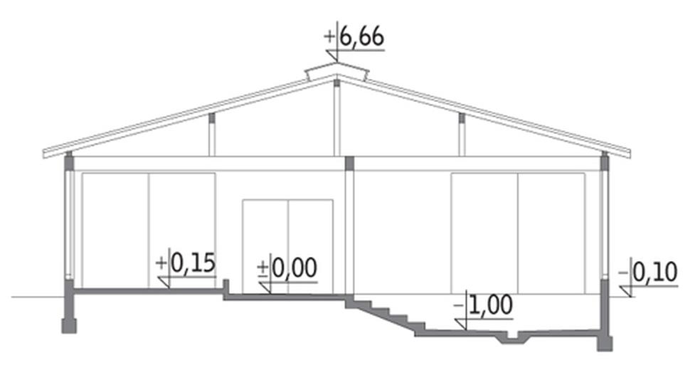 Obora dla 45 sztuk bydła mięsnego BO02