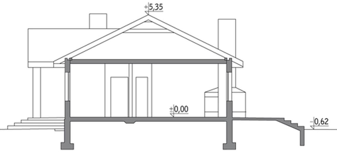 Pod dębem (letniskowy, drewniany)