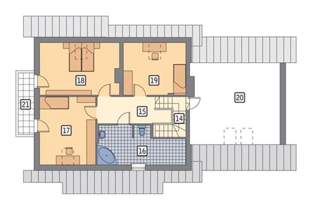 Dom za rogiem - wariant I