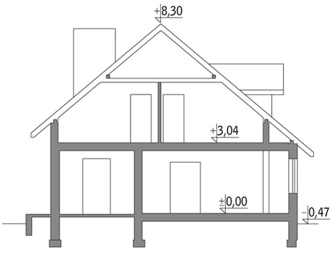 Dom za rogiem - wariant II