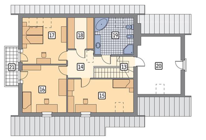 Dom za rogiem - wariant II