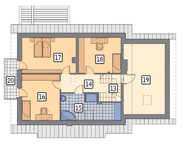 Dom za rogiem - wariant V