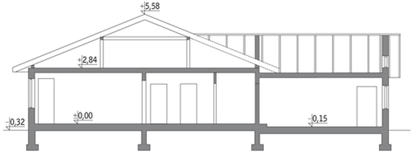 Dom vis-a-vis - wariant I