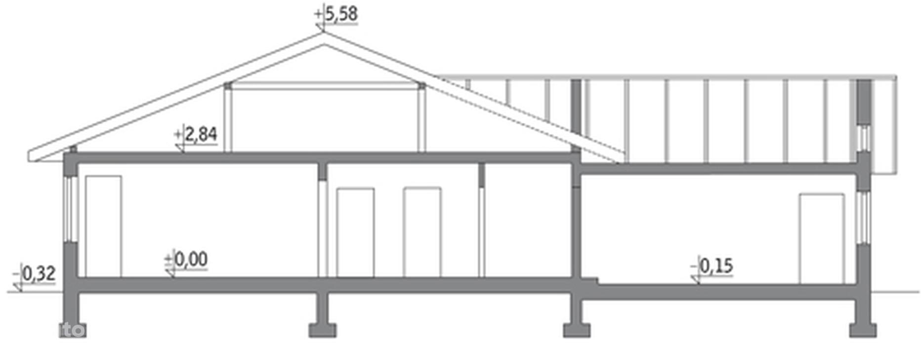 Dom vis-a-vis - wariant I