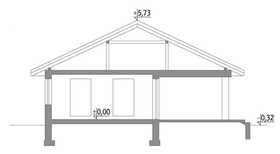 Dom vis-a-vis - wariant II