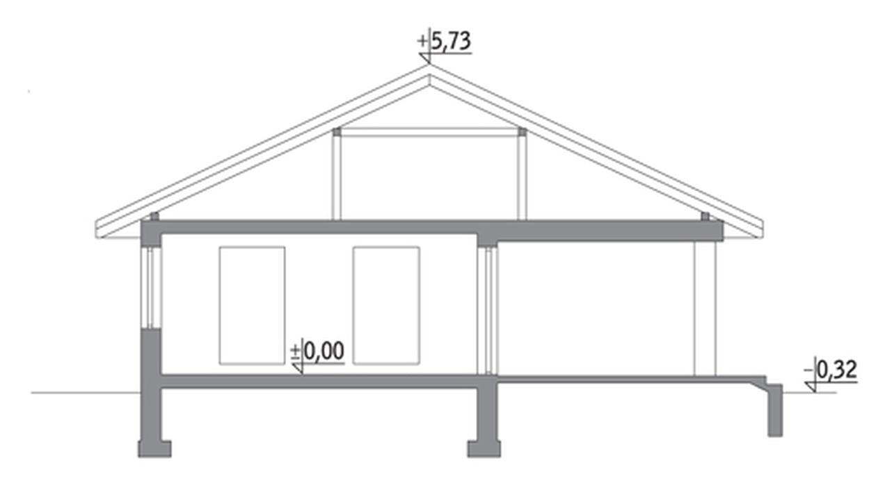 Dom vis-a-vis - wariant II