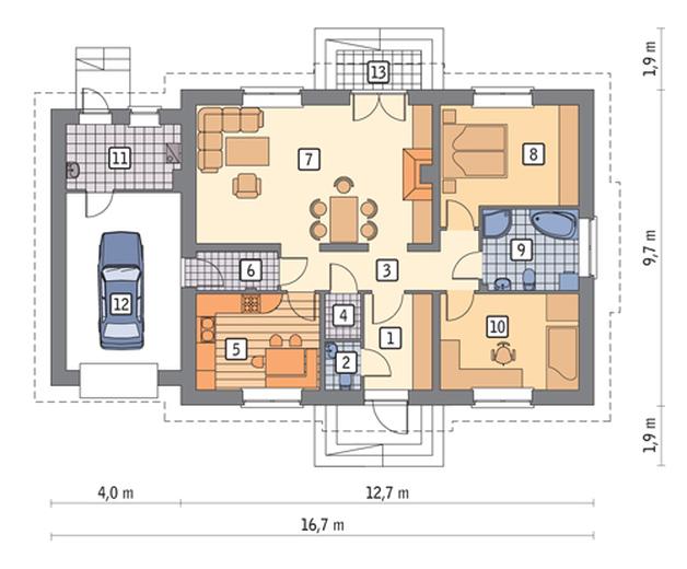 Urodziwy - wariant I