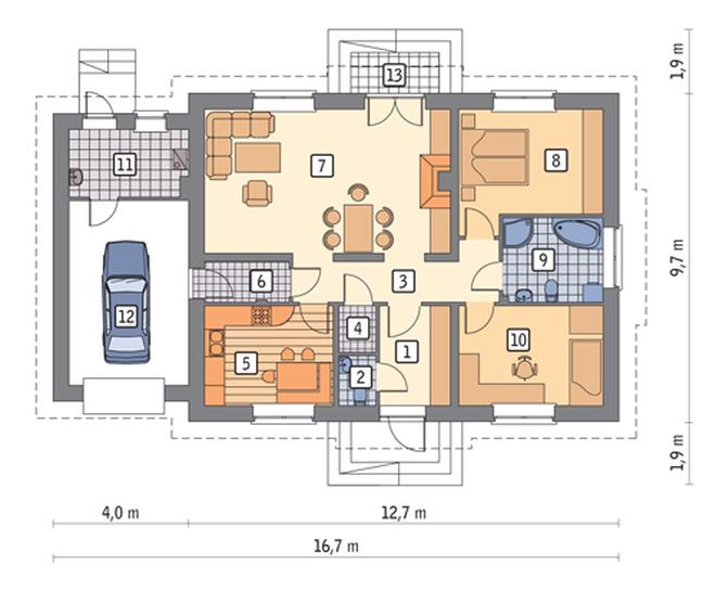 Urodziwy - wariant I