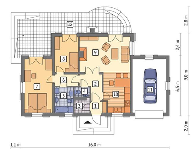 Pod modrzewiem - wariant I