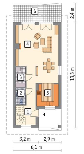 Szczupły - wariant I