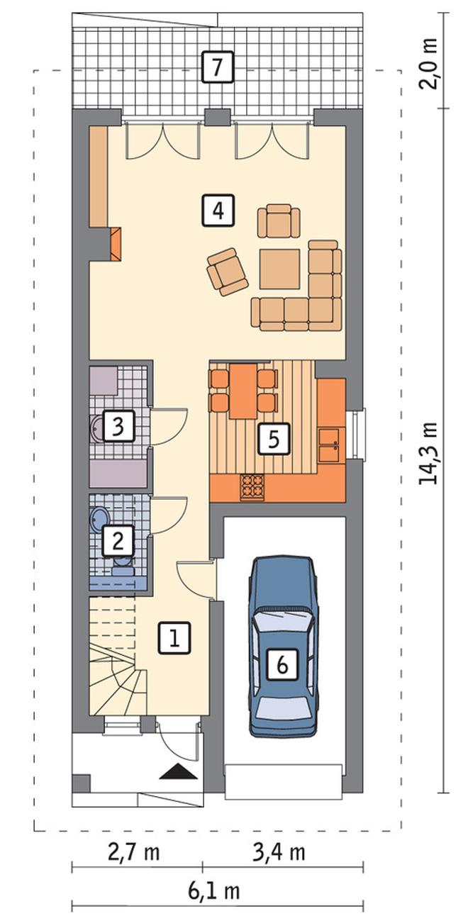 Szczupły - wariant II