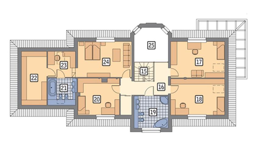 Dworek - wariant I (podpiwniczony)