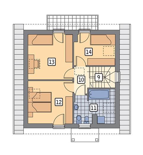 Dom na rozstaju - wariant I