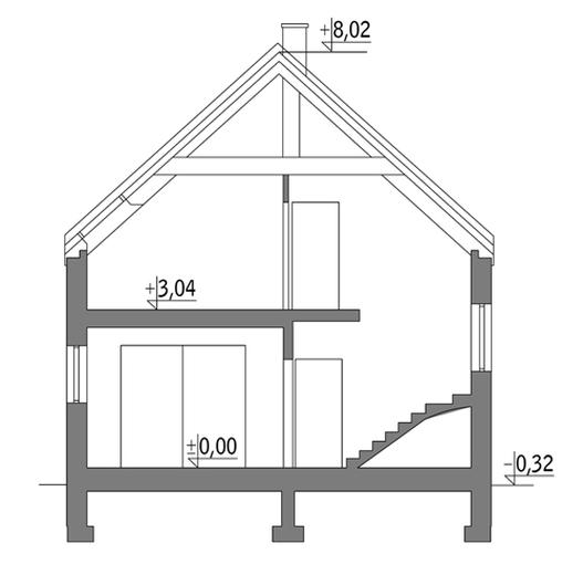 Dom na rozstaju - wariant II