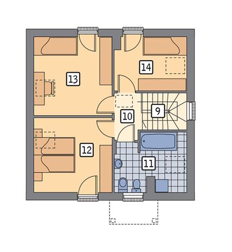 Dom na rozstaju - wariant II