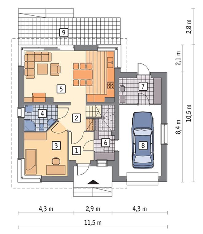 Gładki - wariant II