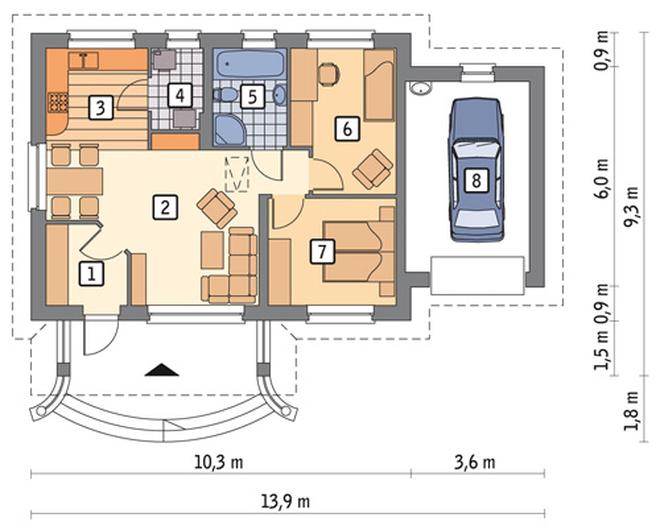 Filigranowy - wariant I
