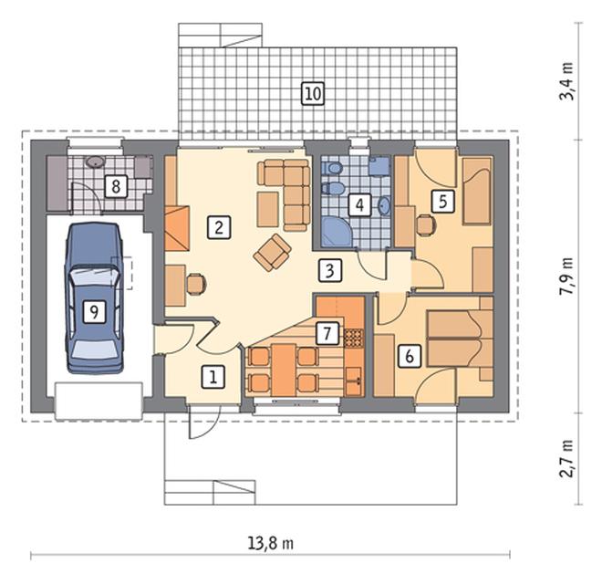 Filigranowy - wariant III