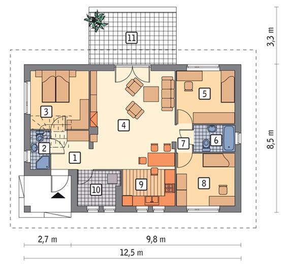 Lubiany - wariant II