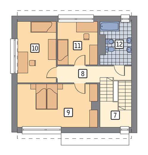 Łączący (podpiwniczony)