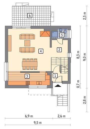 Uniwersalny (podpiwniczony)